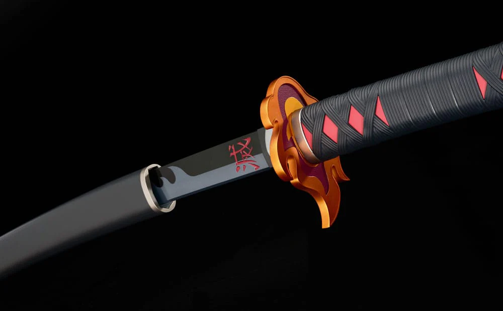 Nichirin Schwert (Tanjiro Kamado) Kyojuro Rengoku´s Sword Gueard Ver.  Bandai Tamashii Nations - Image 4
