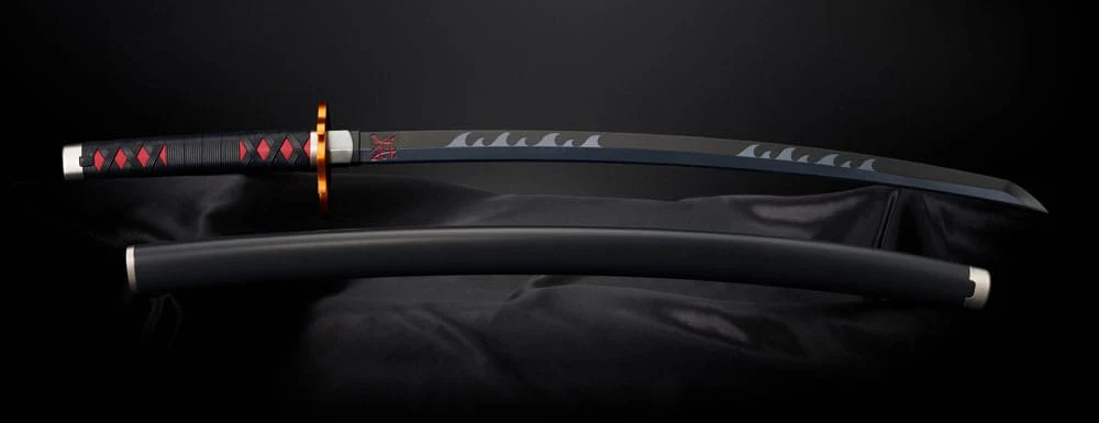 Nichirin Schwert (Tanjiro Kamado) Kyojuro Rengoku´s Sword Gueard Ver.  Bandai Tamashii Nations - Image 6