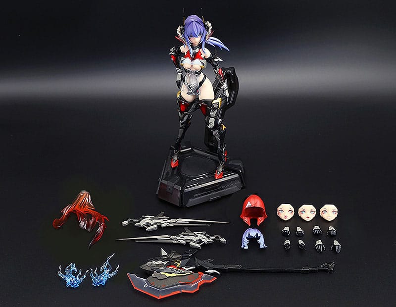 Thunderbolt-barbera red Animester Alloy Articulated Assemblable Model - Image 16