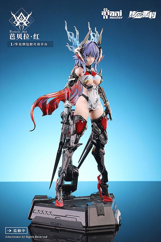 Thunderbolt-barbera red Animester Alloy Articulated Assemblable Model - Image 6